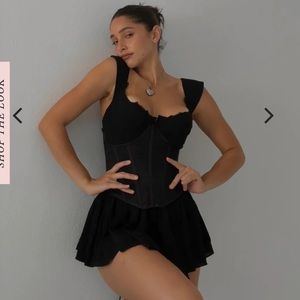 Black Vanessa Mooney Elisabeth Romper